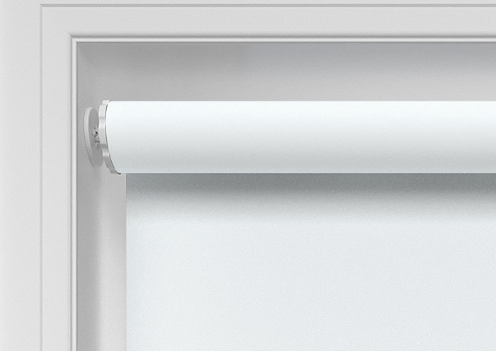 Trinity (FR Blackout), Silk White - Twist&Fit Roller Blind - Image 10